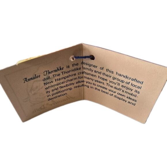 ANNALEE Doll 7" Pilgrim Mouse in Cornucopia #3172 Thanksgiving Mouse peeks Out - Picture 4 of 5